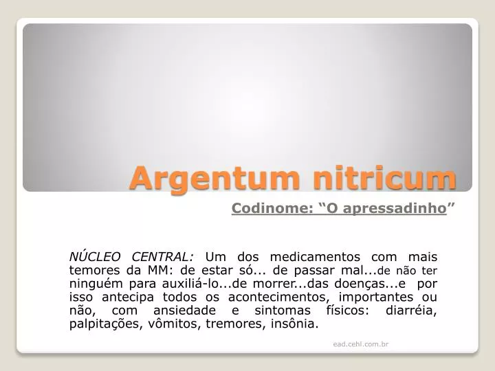 argentum nitricum