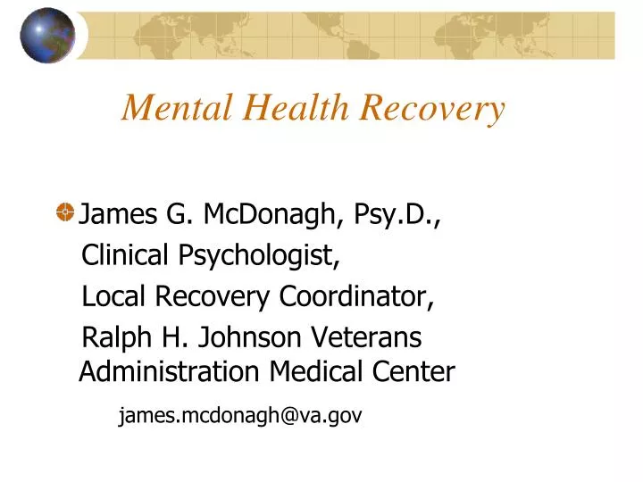 mental health recovery