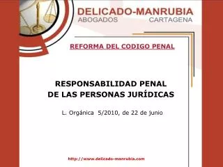 responsabilidad penal de las personas jur dicas