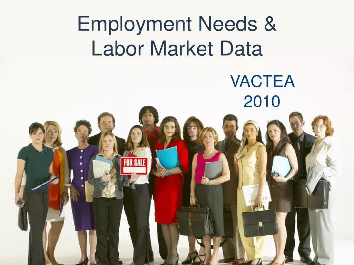 employment needs labor market data