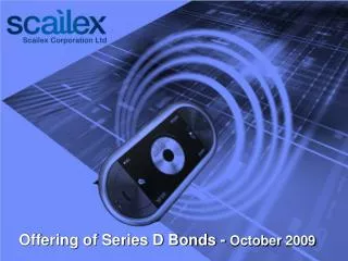 Offering of Series D Bonds - October 2009