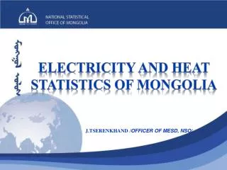 Electricity and heat statistics of mongolia