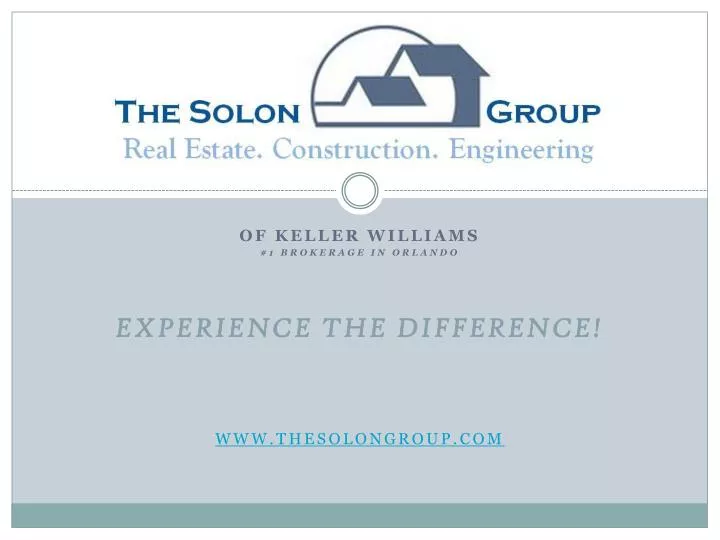of keller williams 1 brokerage in orlando experience the difference www thesolongroup com