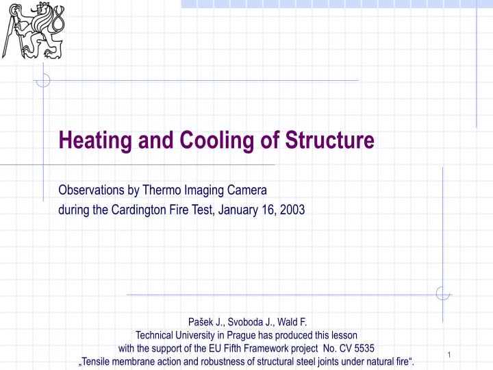 heating and cooling of structure
