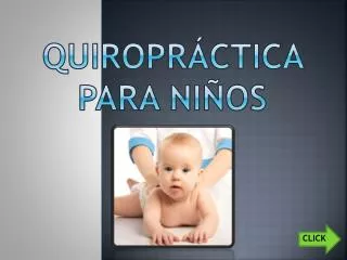 quiropr ctica para ni os