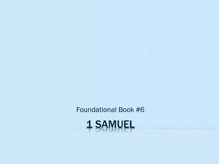 foundational book 6