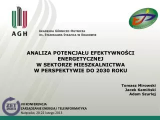 analiza potencja u efektywno ci energetycznej w sektorze mieszkalnictwa w perspektywie do 2030 roku