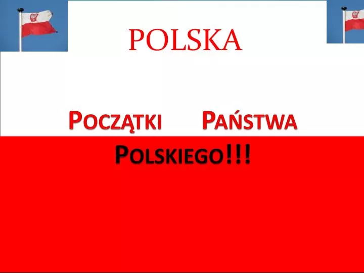 pocz tki pa stwa polskiego