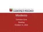 Modesto - slide 1