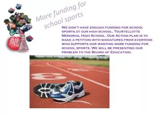 More funding for school sports