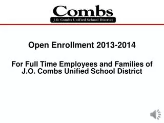 Open Enrollment 2013-2014