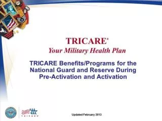 TRICARE Eligibility: Updating DEERS