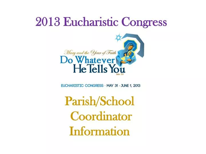 2013 eucharistic congress