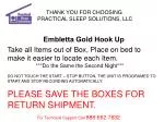 Instructions for Using Embletta Gold by Practical Sleep Solutions, LLC - slide 1