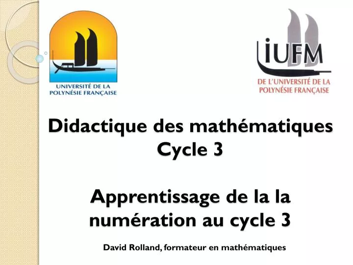 didactique des math matiques cycle 3 apprentissage de la la num ration au cycle 3