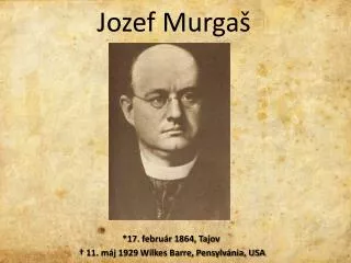 jozef murga