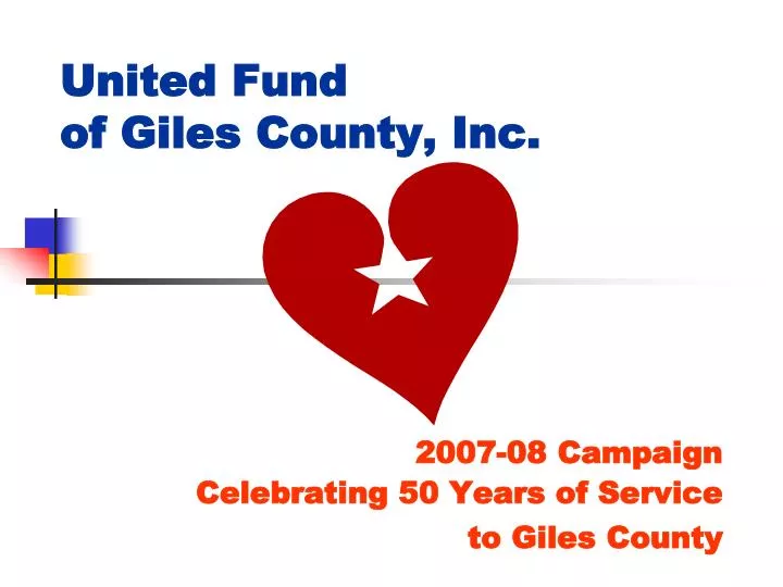 united fund of giles county inc