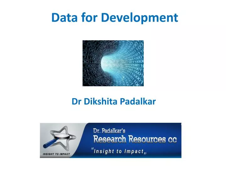 data for development