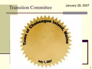 Transition Committee