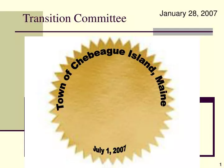 transition committee