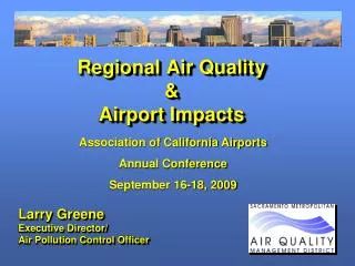 Regional Air Quality &amp; Airport Impacts