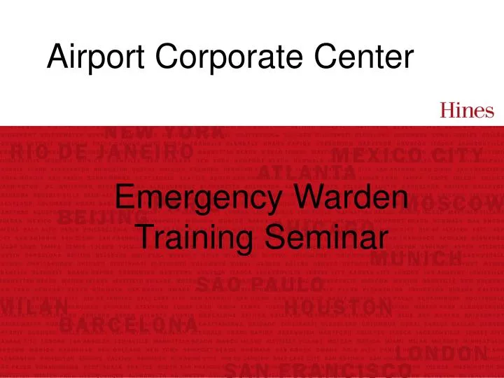 airport corporate center