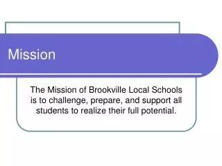 mission