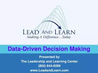 Data-Driven Decision Making