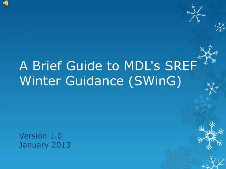 a brief guide to mdl s sref winter guidance swing
