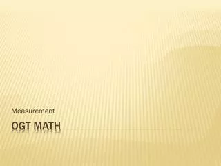 OGT Math