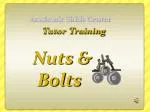 Tutor Training - slide 1