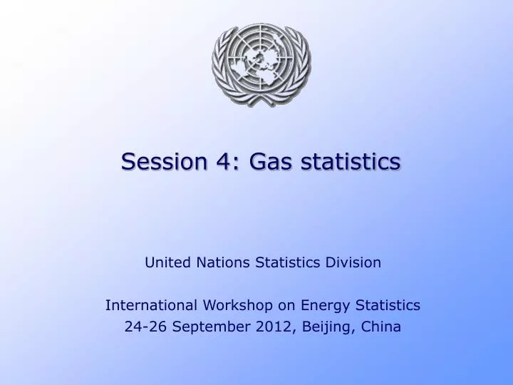 session 4 gas statistics