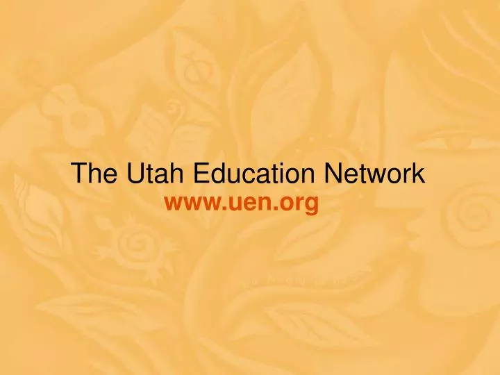 the utah education network