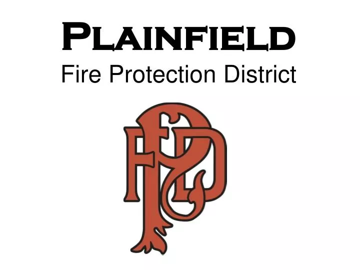 plainfield fire protection district