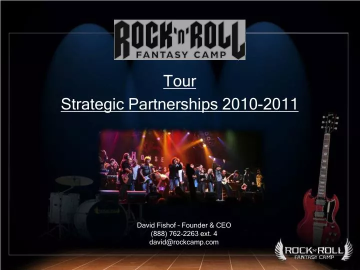 tour strategic partnerships 2010 2011