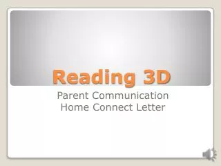 Reading 3D