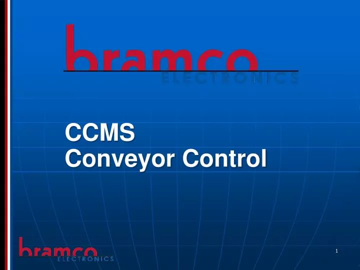 ccms conveyor control