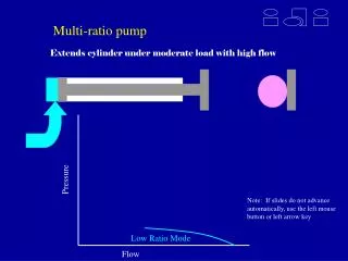 Multi-ratio pump