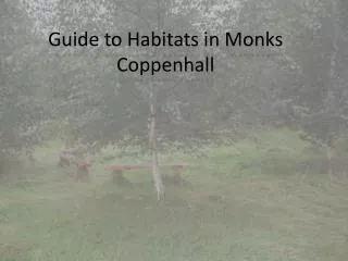 guide to habitats in monks c oppenhall