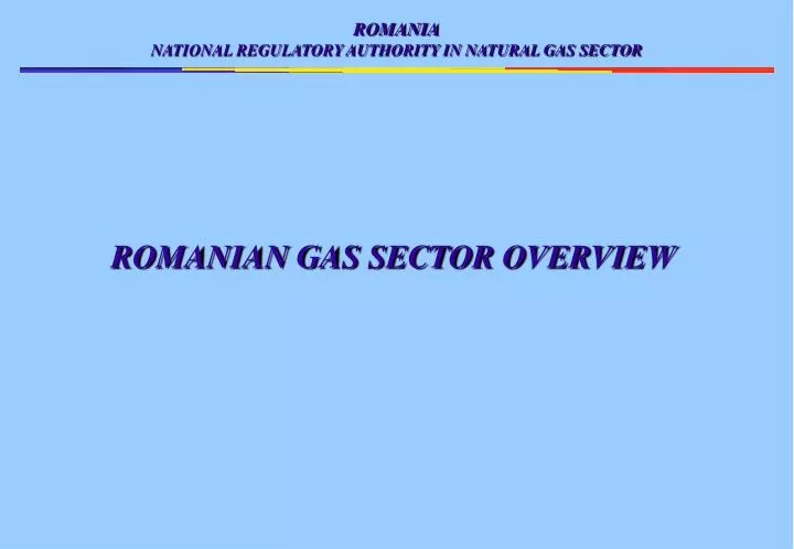 romanian gas sector overview