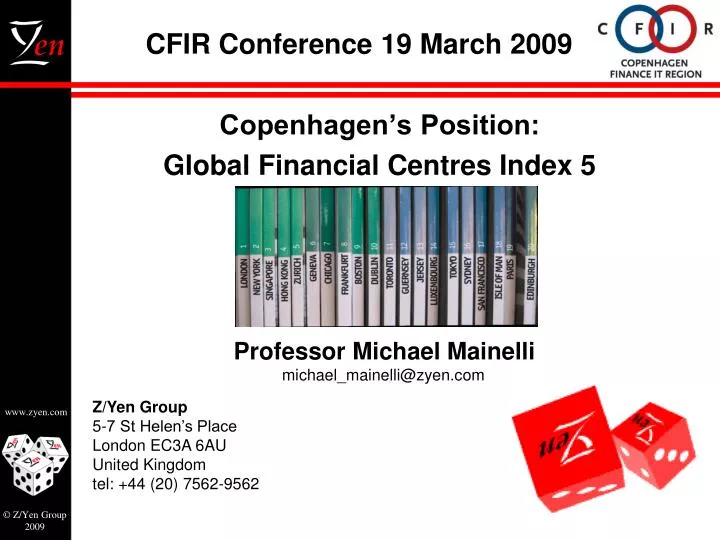 cfir conference 19 march 2009