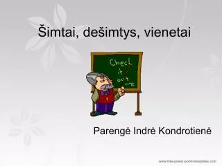 imtai de imtys vienetai