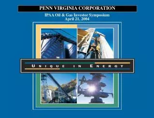 IPAA Oil &amp; Gas Investor Symposium April 21, 2004