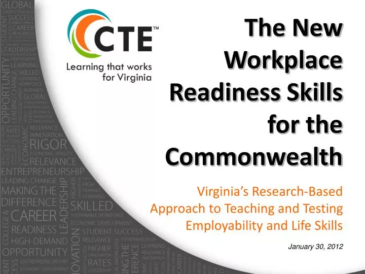 the new workplace readiness skills for the commonwealth