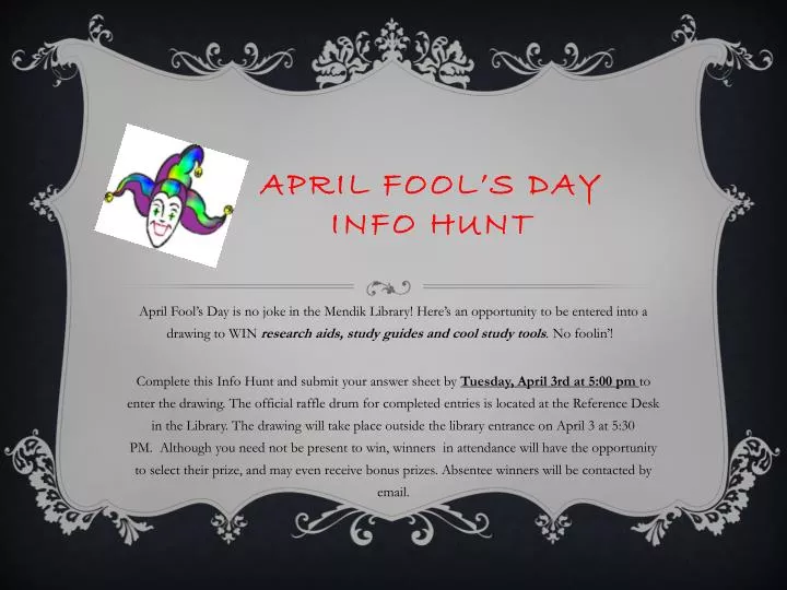 april fool s day info hunt