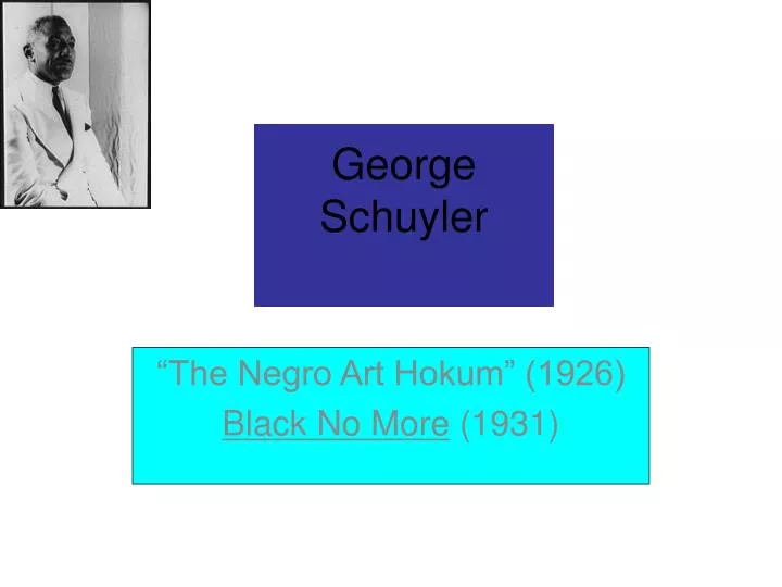 george schuyler