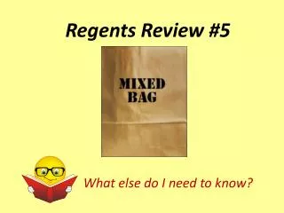 Regents Review #5