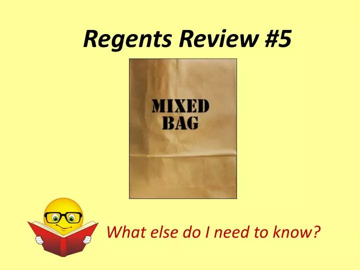 regents review 5