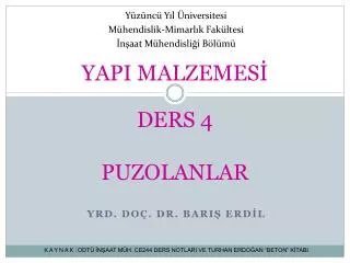 ders 4 puzolanlar