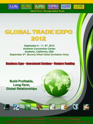 GLOBAL TRADE EXPO 2012